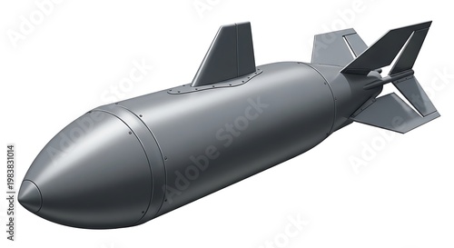 Aerial bomb or bomblet with fins