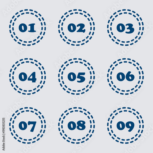 イラスト素材：ポイント,吹き出し,数字,付箋,注目,注意,重要