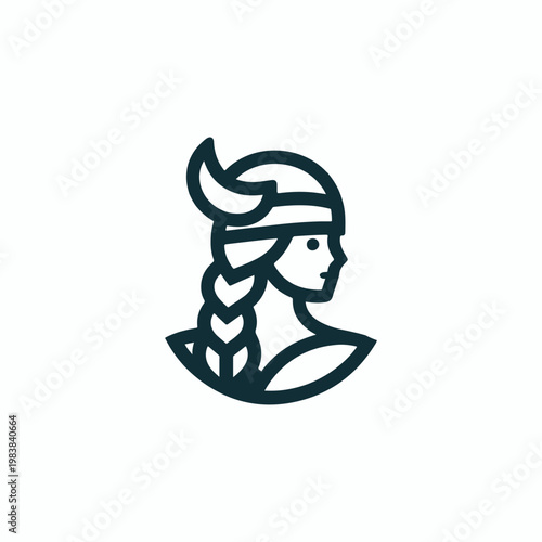 Viking Girl Logo