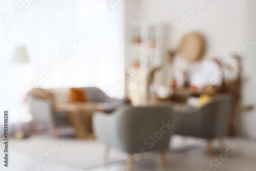 Blurred view of light livin...
