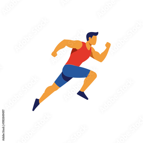 silhouette of a young man jumping