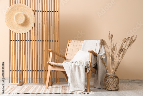 Stylish interior of living ...