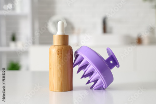 Hair scalp massager with se...