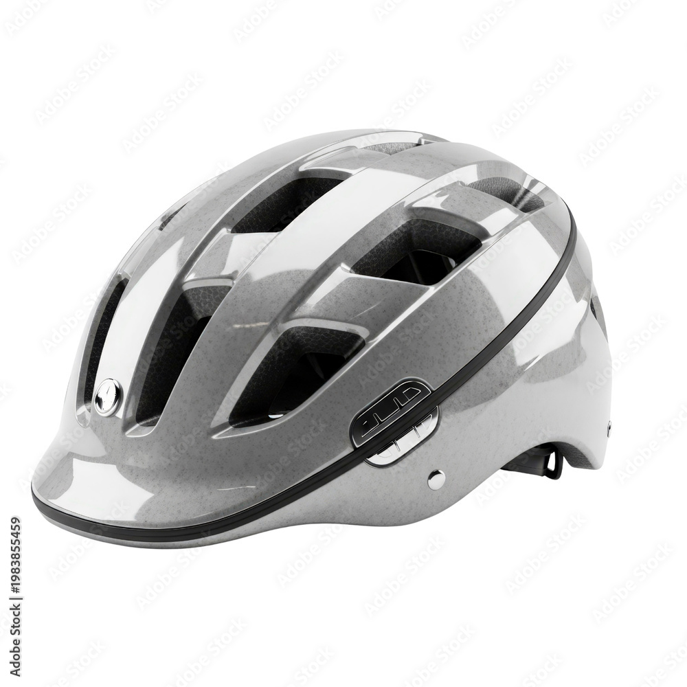 Fototapeta premium White cycling helmet