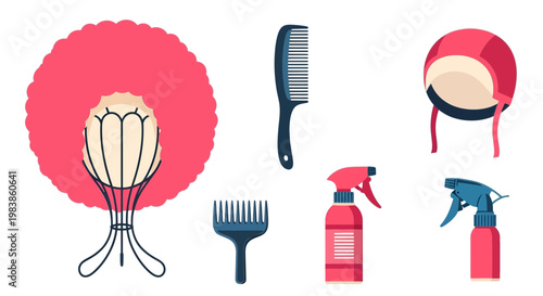 Hairdressing Tools and Styling Equipment for Salon Use