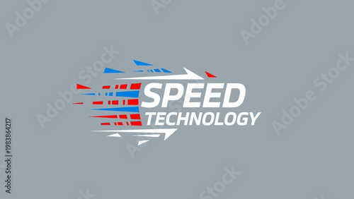 Speed Technology Logo Design Elements.