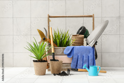 Composition with gardening ...