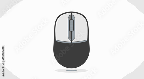 Computer Mouse Icon - Minimalist Design