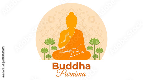 Serene Buddha Purnima Celebration, Spiritual Enlightenment, Meditation, Buddhist Festival, Calm, Harmony, Asia