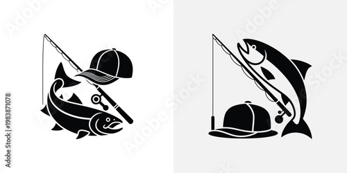 Black and white of a cat with a lightning bolt tail stylized