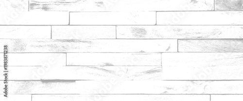 White brick wall texture with subtle grey grout lines and wood grain details