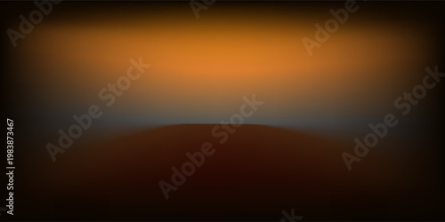 Abstract gradient podium background. black, gold, brown, 3D studio background. Clean scene for product presentation mockup template. eps 10