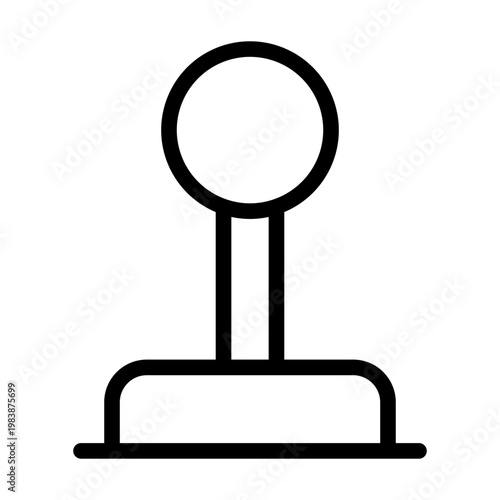 joystick line icon