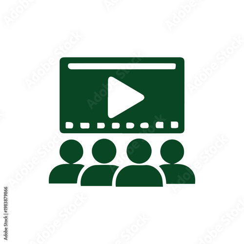 Engaging audience viewing digital content a visual for interactive media sessions