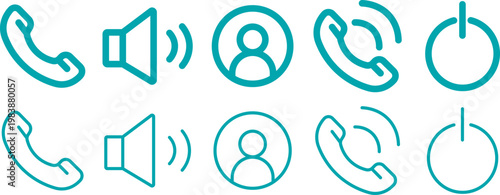 Mobile phone functions and settings line icons,Smartphone settings and configuration icons. professional vector set of smartphone interface symbols.
