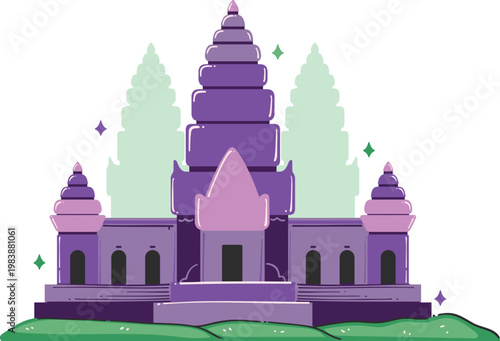 Angkor Wat, a majestic temple complex in Cambodia, is a UNESCO World Heritage Site renowned for its intricate architecture and historical significance, attracting global visitors