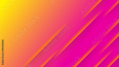 Energetic pink and orange gradient background with dynamic diagonal stripes creating a modern and warm aesthetic for creative projects