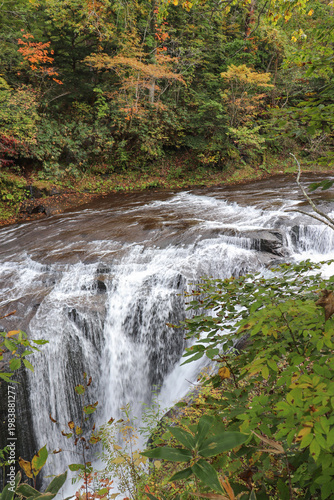 白扇の滝（北海道恵庭市）