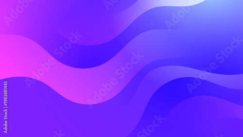 Sophisticated layered waves in shades of violet and lavender creating a deep mystical aesthetic for premium digital presentations