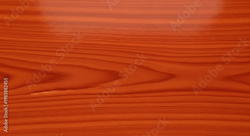 Close-up of a Rich Orange Wood Grain Texture Background.