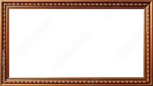 Marco Dorado Antiguo Premium Diseño Ornamental Metálico | Para Enmarcar Fotografía, Obra de Arte, Certificado, Diploma, Invitaciones, Bodas, etc.