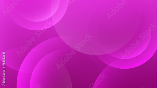 Vibrant magenta background with overlapping circular shapes and soft glowing orbs for creative projects