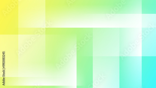 Soft pastel background with green and cyan rectangular grid pattern for fresh designs