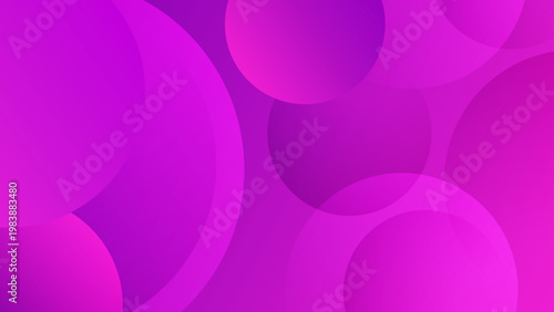 Intense magenta and pink abstract background with overlapping circular shapes creating a dynamic and energetic visual texture