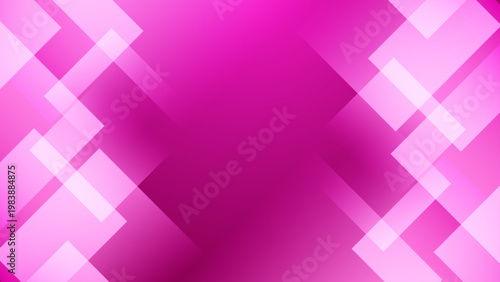 Artistic magenta background with vibrant transparent square layers
