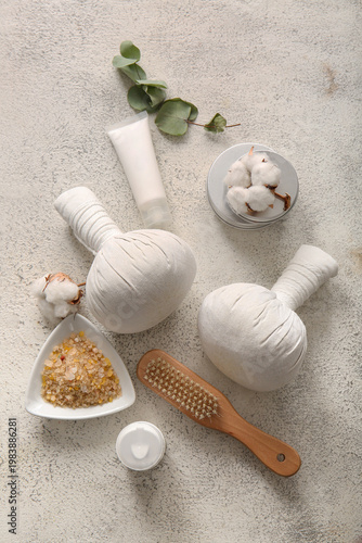 Spa composition with cotton...