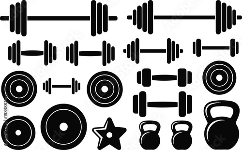 Dumbbells and home workout equipment
