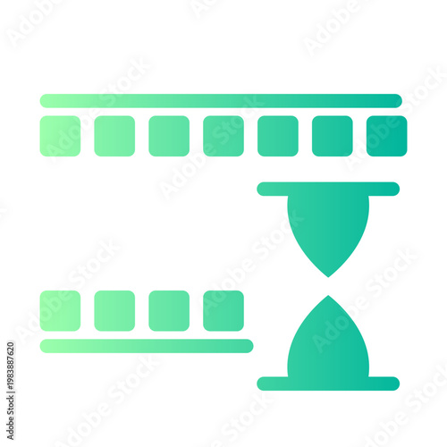 time gradient icon