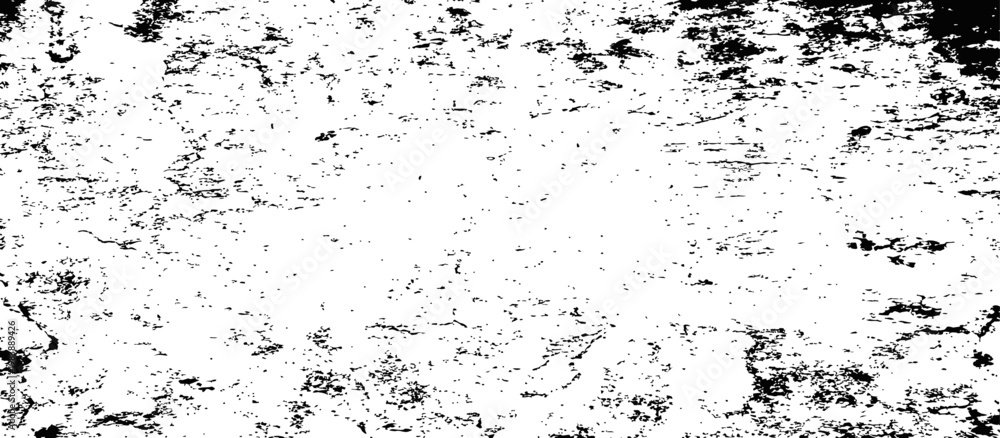 Fototapeta premium Distressed Black and White Grunge Texture Background Overlay with Rough Grain Effect