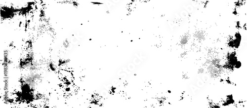 Distressed Halftone Grunge Overlay Vector Texture