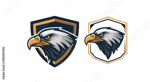 Eagle head logo icon symbol.