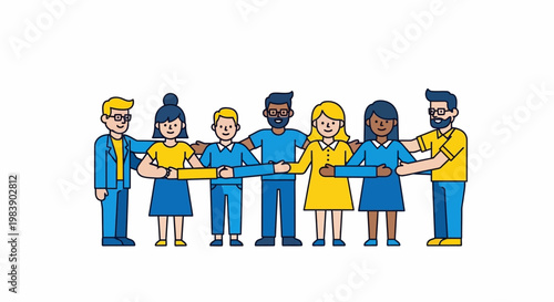 Diverse Group of People Together.