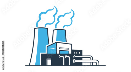 Industrial Factory Plant Facility.