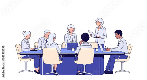 Business People in Meeting Room.
