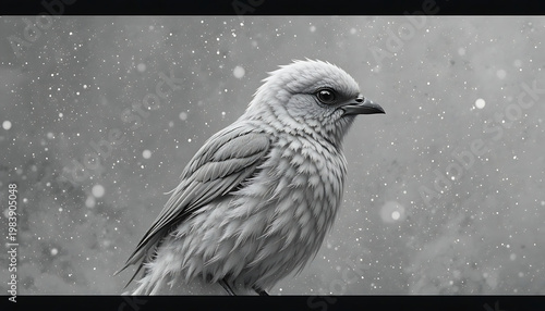 black and white birds beautiful background 