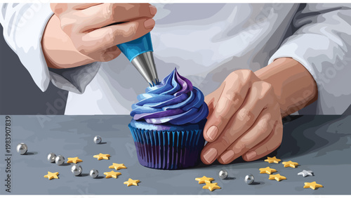 Professional Cupcake Decorating Techniques for Commercial Baking & Pastry Arts