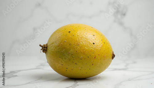 yellow lemon on a white background