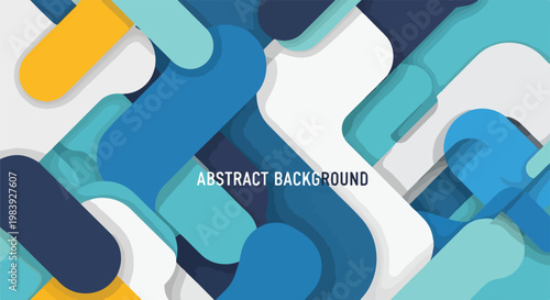 Abstract colorful shapes background design.
