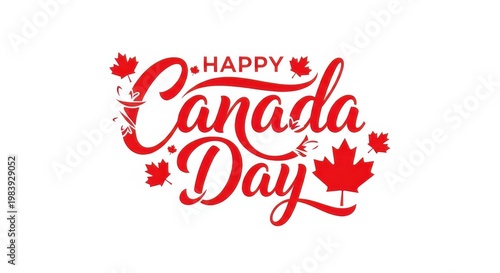 Celebrating canada day with a festive and patriotic design