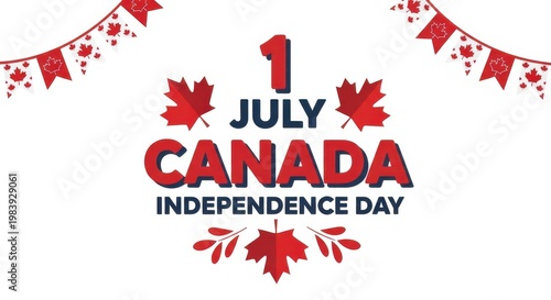 Celebrating canada’s independence day with patriotic decorations on july first