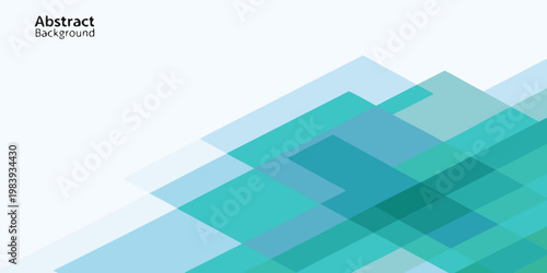 Layered geometric shapes create a cool soothing abstract background