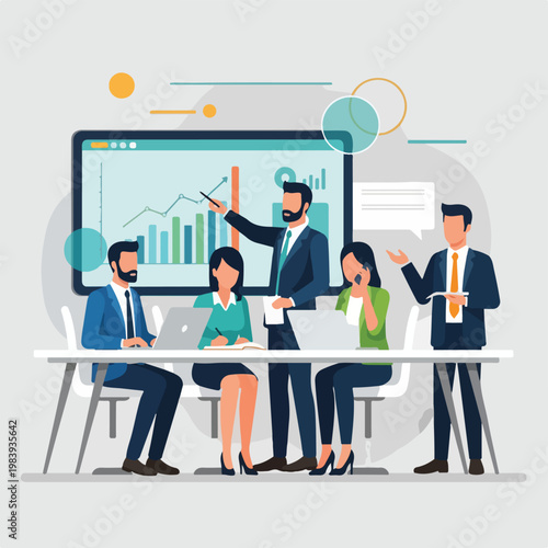 Business people in a meeting room 3.