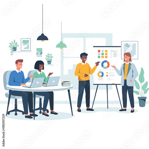 Business people in meeting discussion 9.