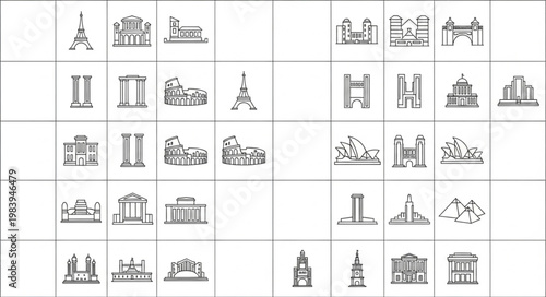 Ancient Egyptian Hieroglyphs Symbols and Glyphs.