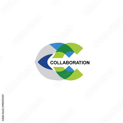 Collaboration Teamwork Partnership Business Concept.