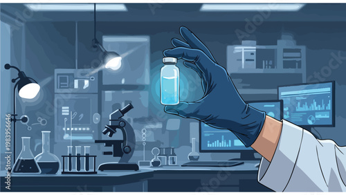 Scientific Research Lab: Pharmaceutical Drug Discovery & Medical Testing